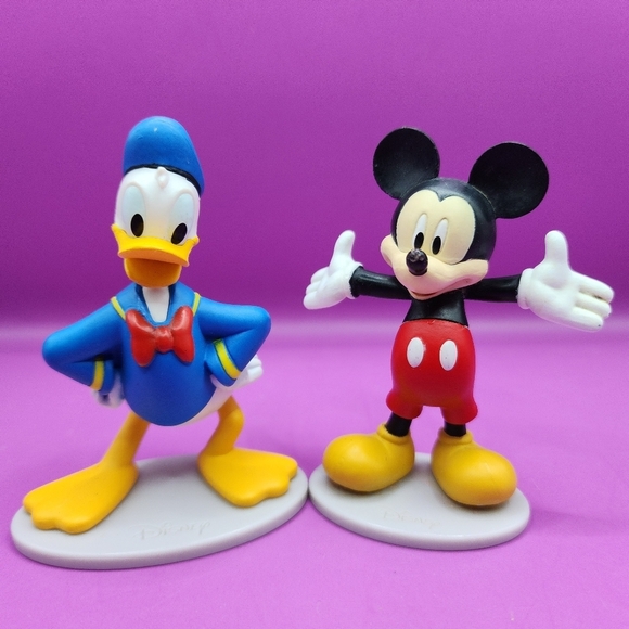Disney Other - Just Play Donald Duck Mickey Mouse 3" Figures